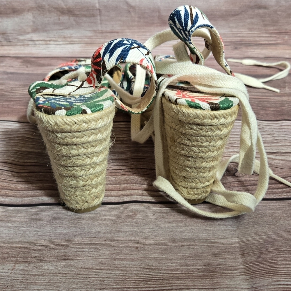 Castaner Floral Espadrille Wedge Sandals - Picture 4 of 4